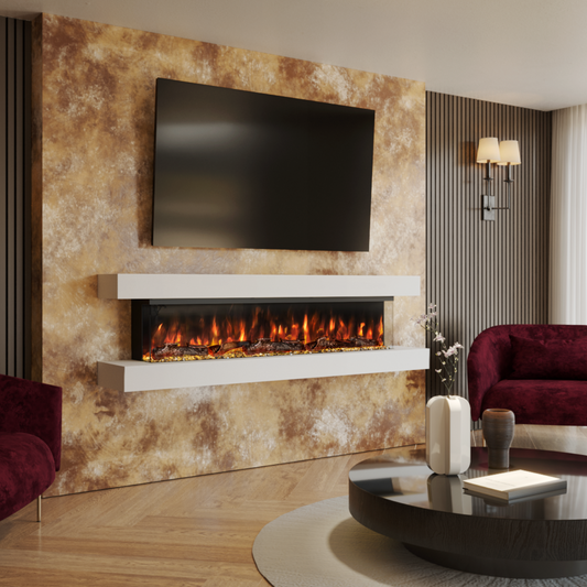 Wall Mounted Electric Fireplace - C